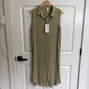 Joie Olive Green Sleeveless Dress